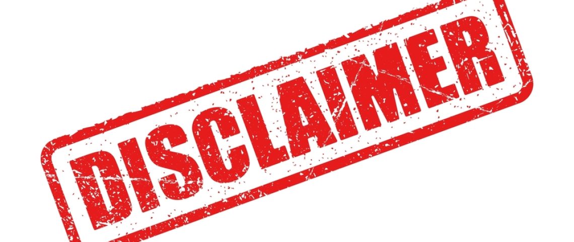 Disclaimer,Red,Grunge,Stamp,On,White,Background